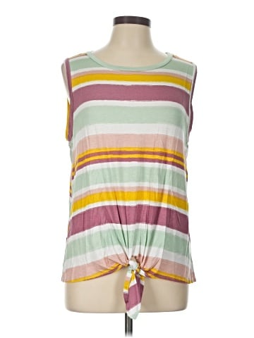 Cotton Bleu Sleeveless Top (view 1)