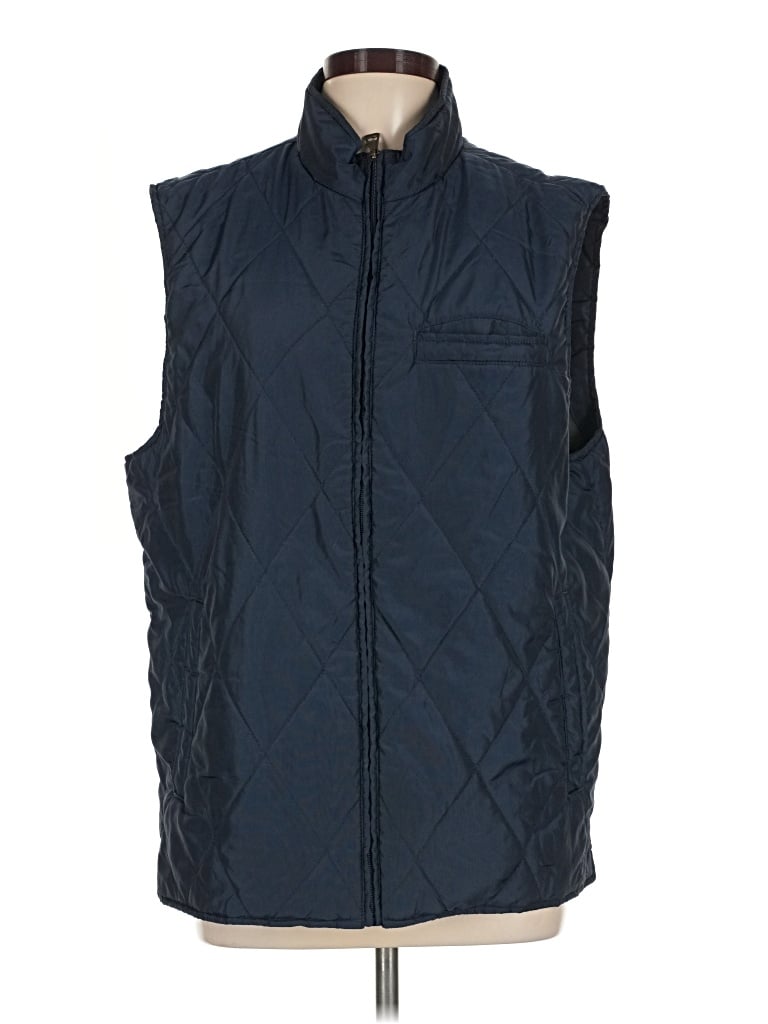 Pre-owned Weatherproof Vest In Blue
