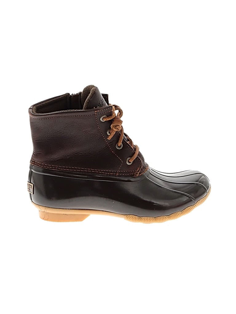 Pre-owned Sperry Top-sider® Rain Boots Brown Shoes