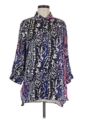 Karl Lagerfeld Paris 3/4 Sleeve Blouse (view 1)