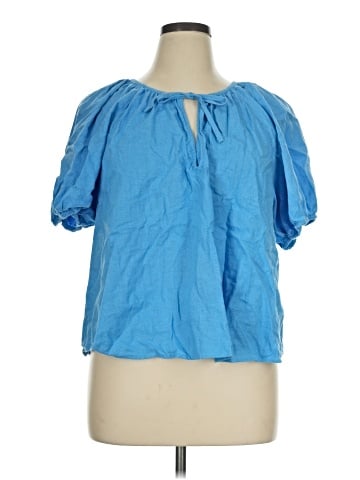 Abercrombie & Fitch Short Sleeve Blouse (view 1)