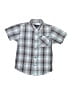 Hurley Plaid Teal Short Sleeve Button-Down Shirt Size 6 - photo 1