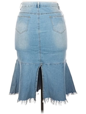 Shein Denim Skirt (view 2)