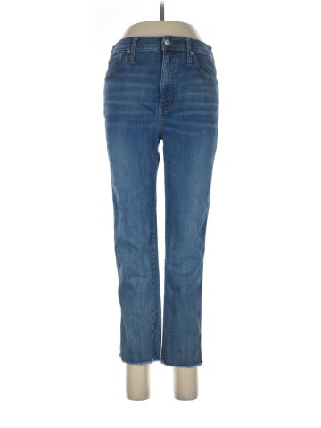 Madewell Stovepipe Jeans in Chancery Wash: Fluffy Hem Edition (view 1)