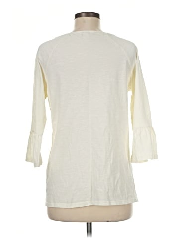 Christopher & Banks 3/4 Sleeve T-Shirt (view 2)