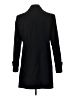 Anne Klein 100% Wool Solid Black Coat Size L - photo 2