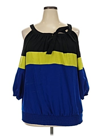 My Michelle 3/4 Sleeve Blouse (view 1)