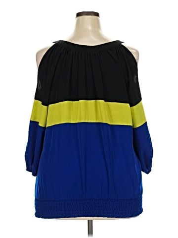 My Michelle 3/4 Sleeve Blouse (view 2)