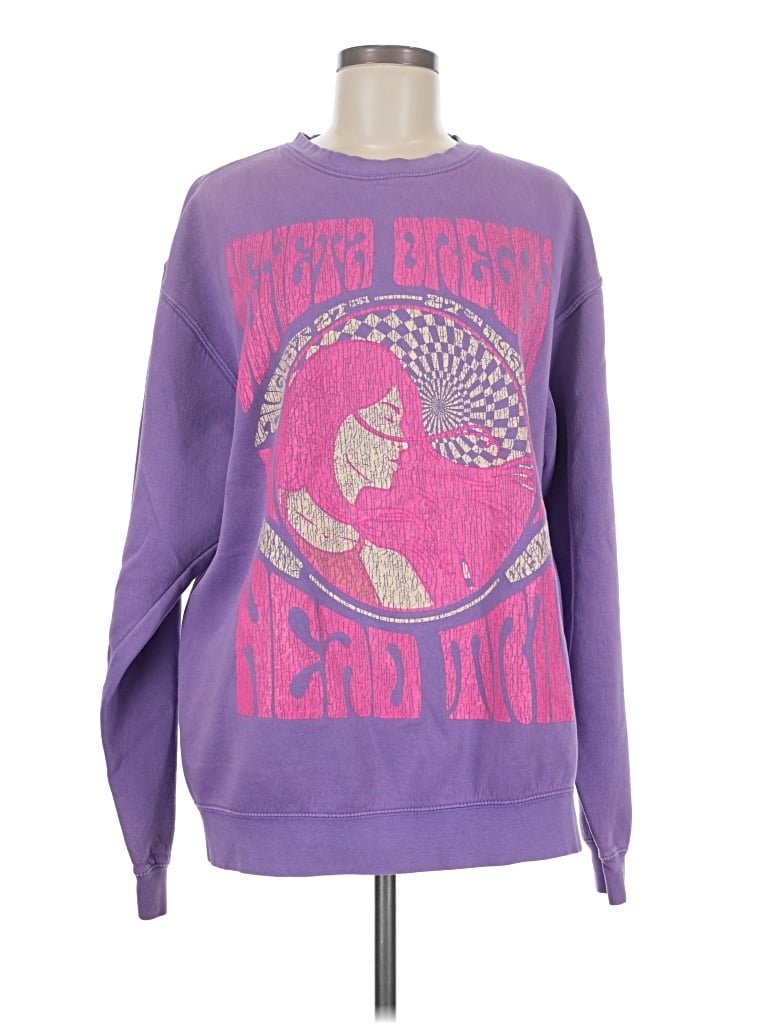 Pre-owned Grace Elements Sweatshirt In Purple