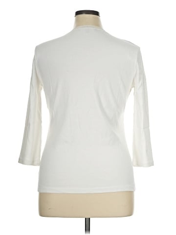 Jones New York Signature 3/4 Sleeve T-Shirt (view 2)