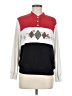 Alfred Dunner Graphic Red Pullover Sweater Size M - photo 1
