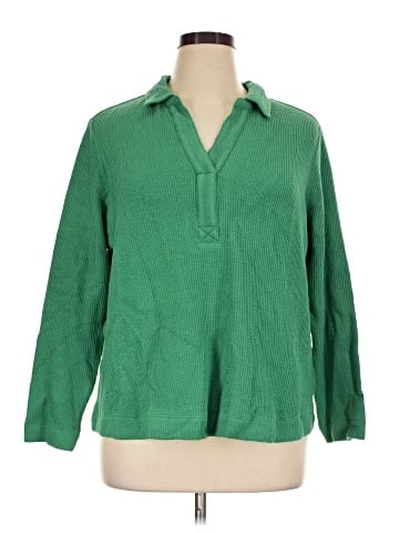 J.Jill 3/4 Sleeve Button-Down Shirt (view 1)