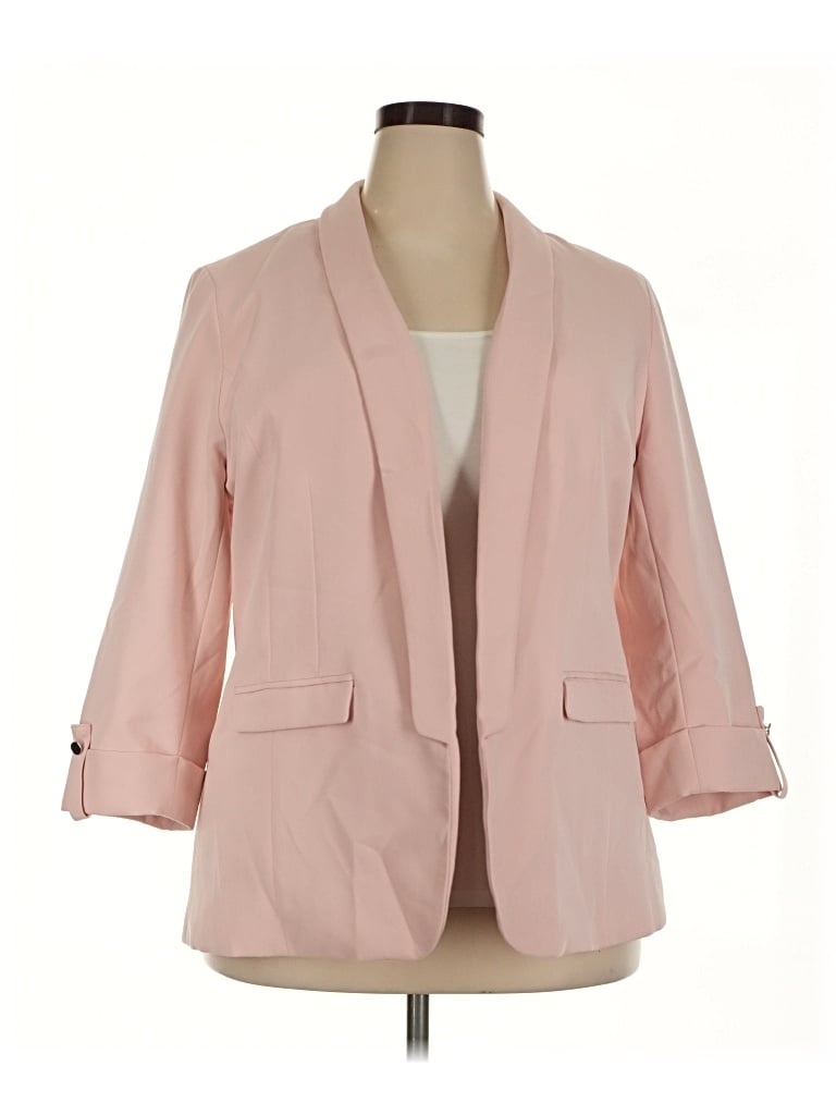 Pre-owned Apt. 9 Blazer Jacket In Pink