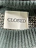 Closed Color Block Gray Pullover Sweater Size XS - photo 6