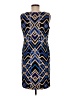 North Style Graphic Blue Cocktail Dress Size 8 - photo 2