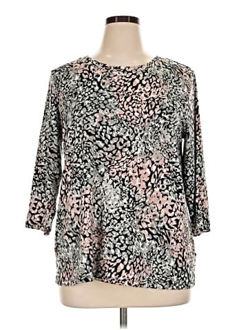 Cuddl Duds 3/4 Sleeve T-Shirt (view 1)
