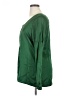 HARARI 100% Silk Green Long Sleeve Silk Top Size 1X - photo 5