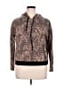 Rachel Parcell Animal Print Brown Pullover Hoodie Size XL - photo 1