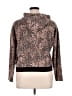 Rachel Parcell Animal Print Brown Pullover Hoodie Size XL - photo 2