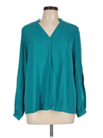 Jennifer Lopez Long Sleeve Blouse (view 1)