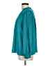 Jennifer Lopez 100% Polyester Teal Long Sleeve Blouse Size L - photo 5