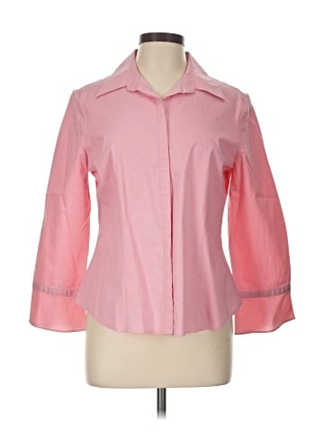 Casual Corner Annex 3/4 Sleeve Button-Down Shirt (view 1)