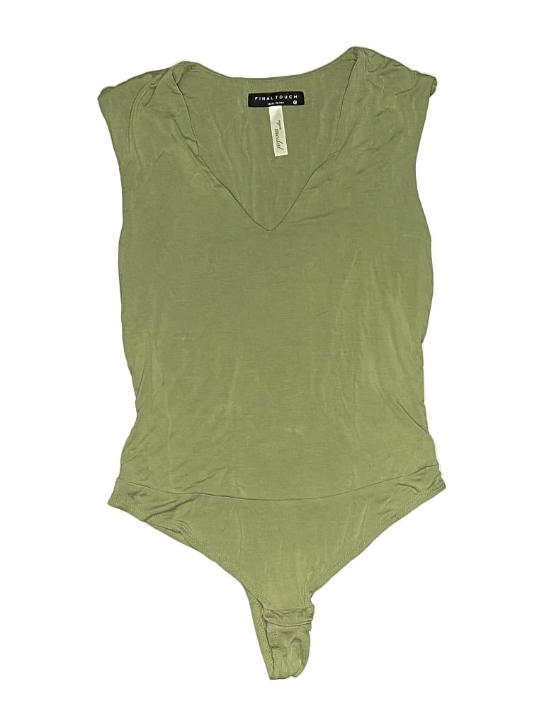 Pre-owned Final Touch Bodysuit In Green