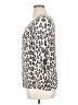 Harve Benard Animal Print Silver 3/4 Sleeve Blouse Size XL - photo 5