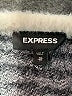 Express 100% Nylon Animal Print Silver Pullover Sweater Size XS - photo 7