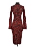 Zara Basic Animal Print Red Cocktail Dress Size S - photo 2