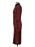 Zara Basic Animal Print Red Cocktail Dress Size S - photo 5