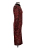 Zara Basic Animal Print Red Cocktail Dress Size S - photo 4