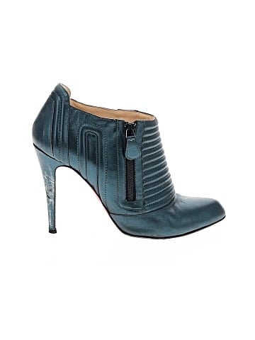 Christian Louboutin Metallic Laminato Sigourney 100mm Ankle boots (view 1)