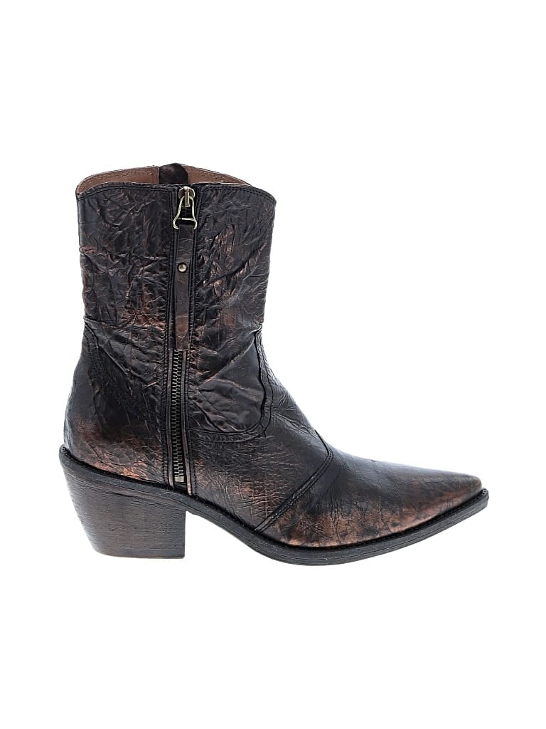 Pre-owned As98 A.s.98 Ankle Boots In Brown