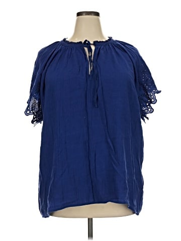 Chelsea & Theodore Short Sleeve Blouse (view 1)