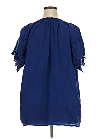Chelsea & Theodore Short Sleeve Blouse (view 2)