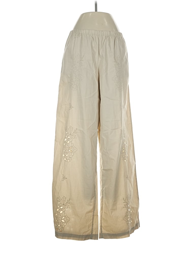 Zara Casual Pants In Gold