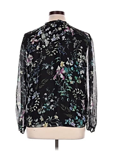 Generation Love Long Sleeve Silk Top (view 2)