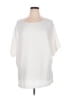 St. John Silver Short Sleeve Top Size XL - photo 1
