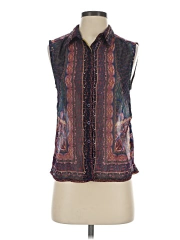 Staring at Stars Sleeveless Button-Down Shirt (view 1)