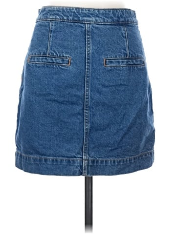 We the Free Denim Skirt (view 2)