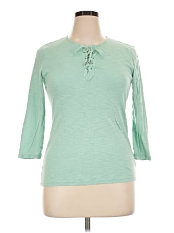 Chaps 3/4 Sleeve T-Shirt (view 1)