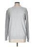 Karen Scott Solid Silver Pullover Sweater Size L - photo 1