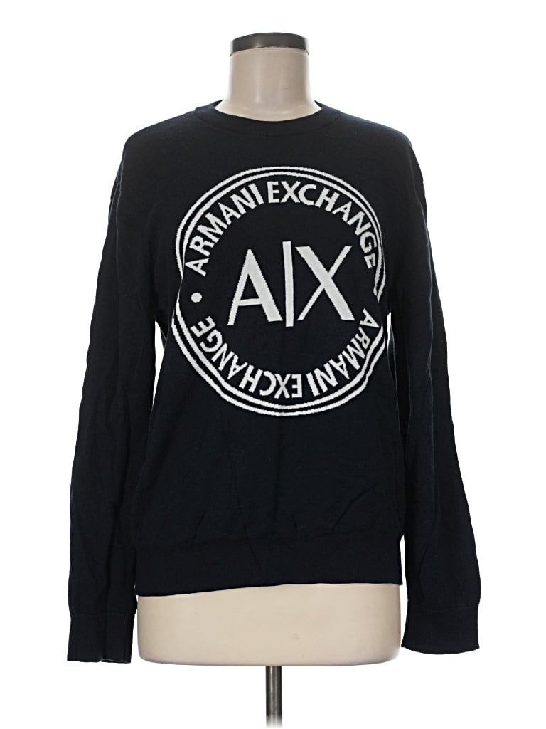 Pre-owned Armani Exchange Sweatshirt In Black