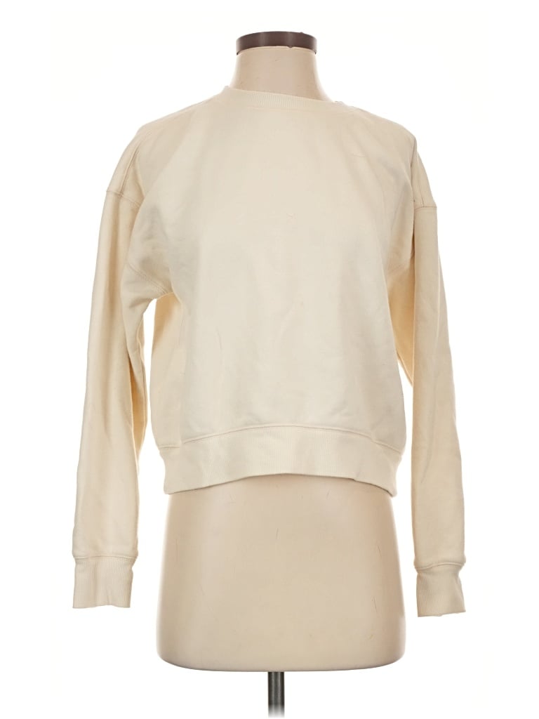 Pre-owned Universal Thread Sweatshirt In Ivory
