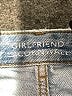 Jack Wills 100% Cotton Hearts Blue Jeans Size 28 waist - photo 4