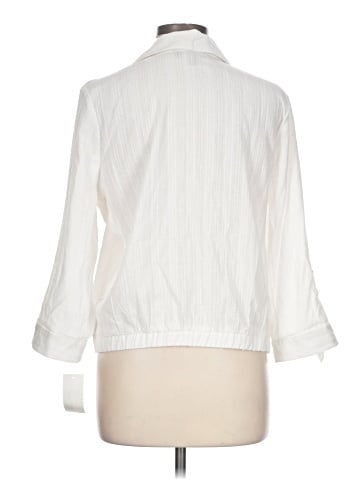 BCX 3/4 Sleeve Button-Down Shirt (view 2)