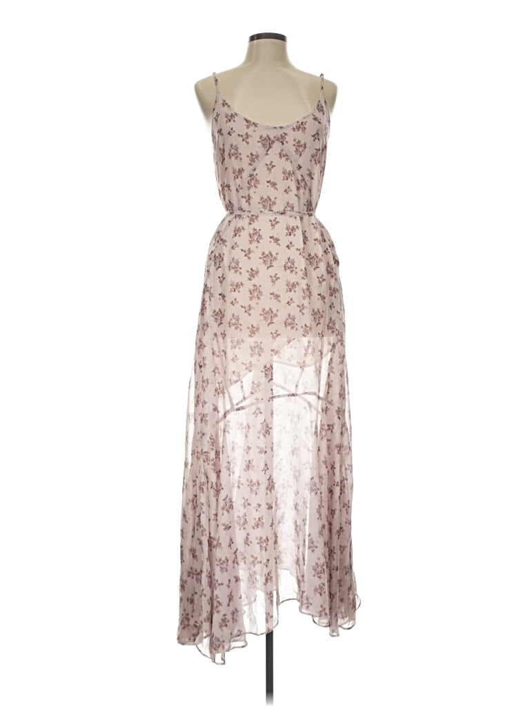 Pre-owned Mia Joy Casual Dress In Tan