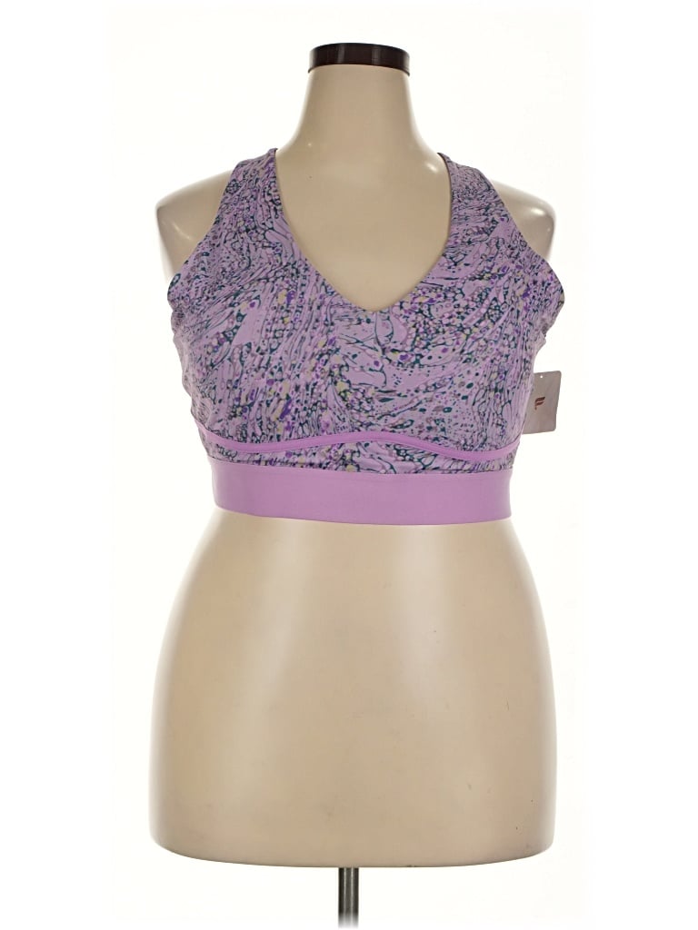 Fabletics Tank Top Purple Halter Neckline Tops