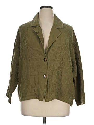 Lumiere 3/4 Sleeve Button-Down Shirt (view 1)
